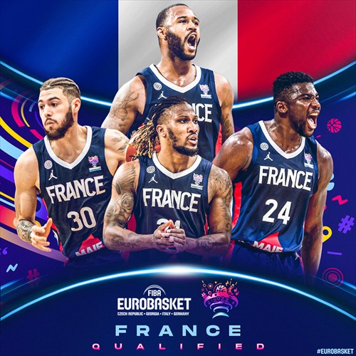France qualified for FIBA EuroBasket 2022 on February 20, 2021