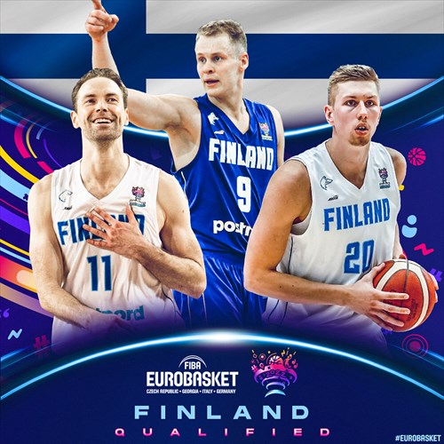 Finland qualified for FIBA EuroBasket 2022 on February 19, 2021